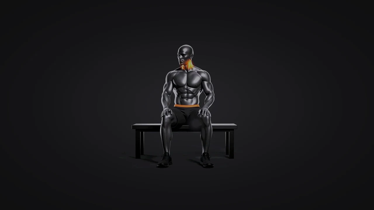 Demo still: neck warm-up.